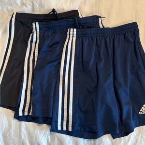 Adidas Aeroready Athletic Shorts Set - Black and Blue